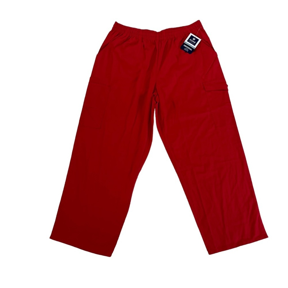 Adar Universal Scrub Pants Womens Size 3XL Classic Fit Elastic Waist Pockets - Picture 3 of 16